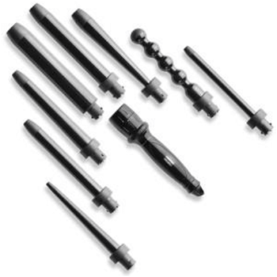 Interchangeable curling iron wands