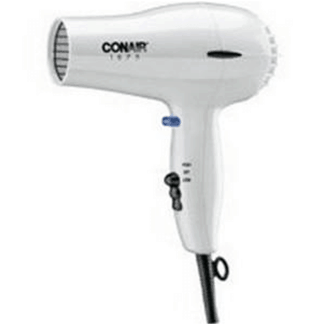 Hair dryer cooling feature