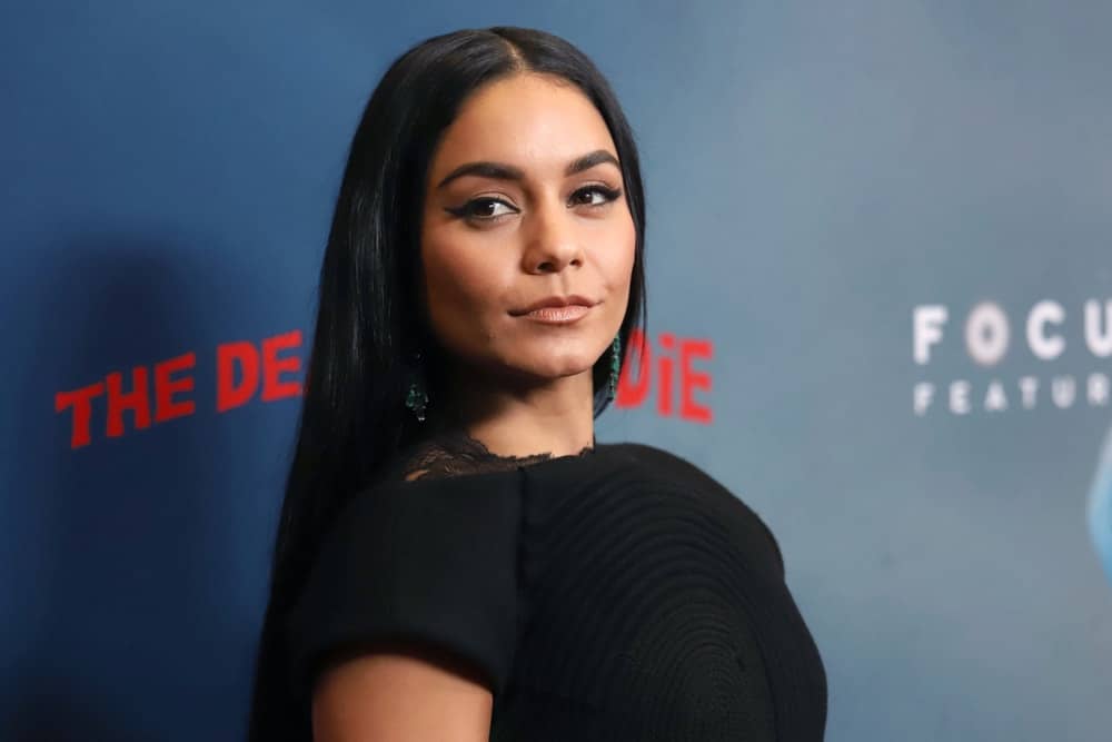 Vanessa Hudgens attended the premiere of "The Dead Don't Die" at the Museum of Modern Art on June 10, 2019 in New York City. She came wearing a simple yet lovely black outfit that matches well with her elegant straight raven hair loose on her back.