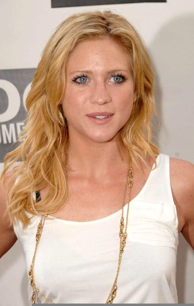 Brittany Snow was at "The Do Something Awards" Pre Party for The 2008 Teen Choice Awards in Level3, Hollywood, CA on August 2, 2008. She wore a casual outfit to pair with her long, loose, layered, and wavy blonde hairstyle.