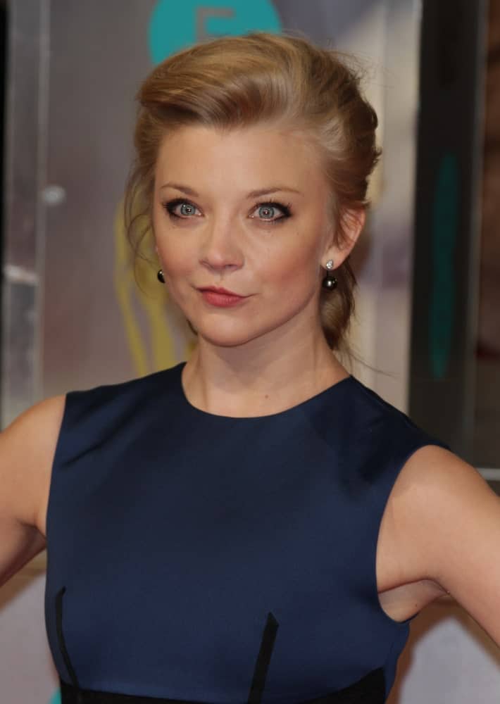 Natalie Dormer sported a loose slicked bun that flatters her facial features during the EE British Academy Film Awards at The Royal Opera House in London last February 8, 2015.