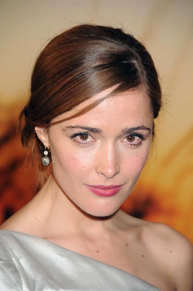Rose Byrne was at the MoMA Salute to Baz Luhrmann at The Museum of Modern Art in New York, NY on November 10, 2008. SHe was lovely in her silver dress and slick bun hairstyle with subtle highlights.