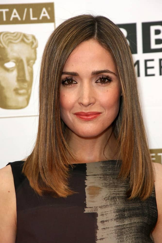 Rose Byrne was at the 2010 BAFTA/LA TV Tea Party, Century Plaza Hotel, Century City, CA on August 10, 2010 She came wearing an elegant dress that she paired with her shoulder-length straight brunette bob hairstyle.
