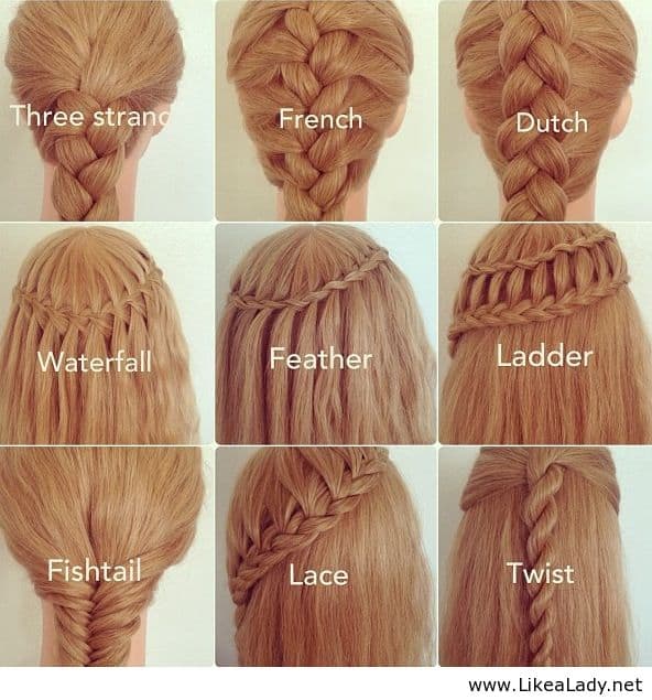 Types of hair braids