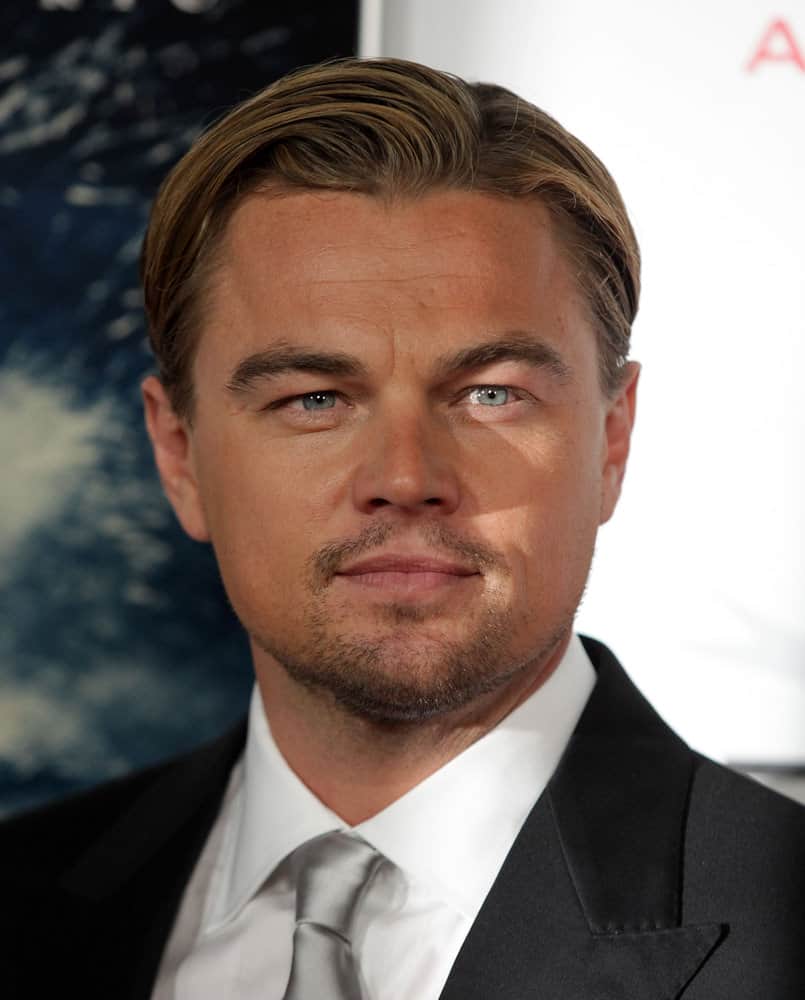 Leonardo DiCaprio looked perfectly groomed with longer side-swept hair at the 2011 premiere of his movie "J. Edgar" in Los Angeles on November 3rd.