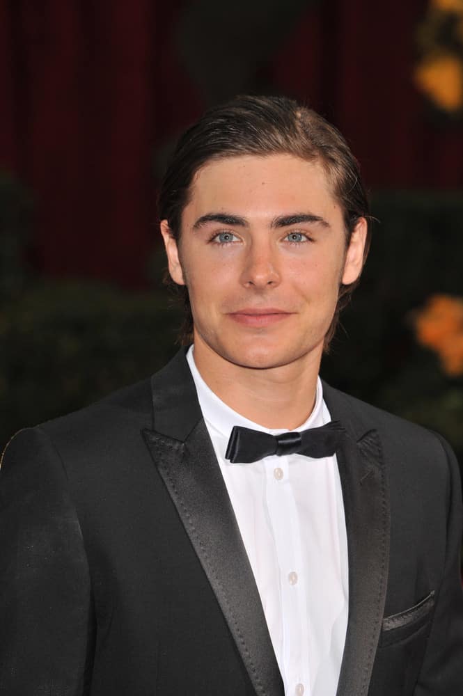 Zac Efron suits up looking impeccable with his slicked back gelled look at the 81st Academy Awards on February 22, 2009, in Los Angeles.