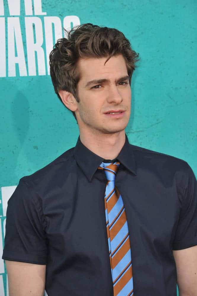 Andrew Garfield attended the 2012 MTV Movie Awards with an intense boyband look when he pulled off the semi-tousled hairdo.
