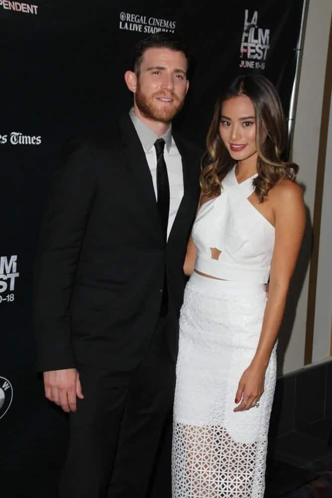 Bryan Greenberg was with his wife Jamie Chung at the "It's Already Tomorrow In Hong Kong" Screening at the Regal Theaters last June 12, 2015 in Los Angeles, CA. The couple looked classy with Greenberg sporting a slick fade hairstyle with a slight pompadour look to match his black suit.