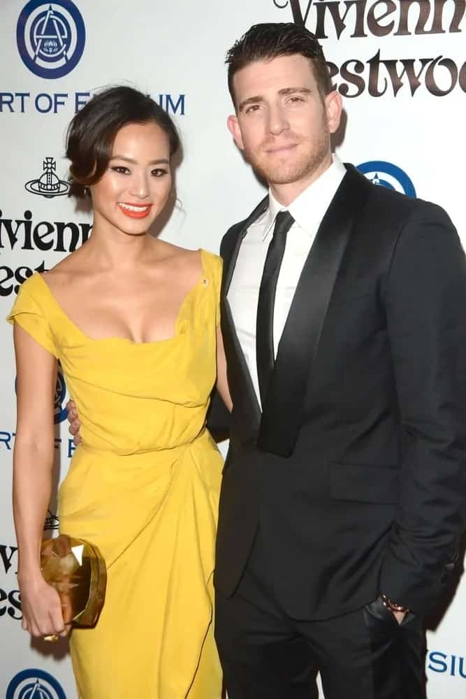 Bryan Greenberg and his wife Jaime Chung attended the The Art of Elysium Ninth Annual Heaven Gala at the 3LABS on January 9, 2016 in Culver City, CA. Greenberg wore a classy black suit with his slick undercut and five o'clock shadow.