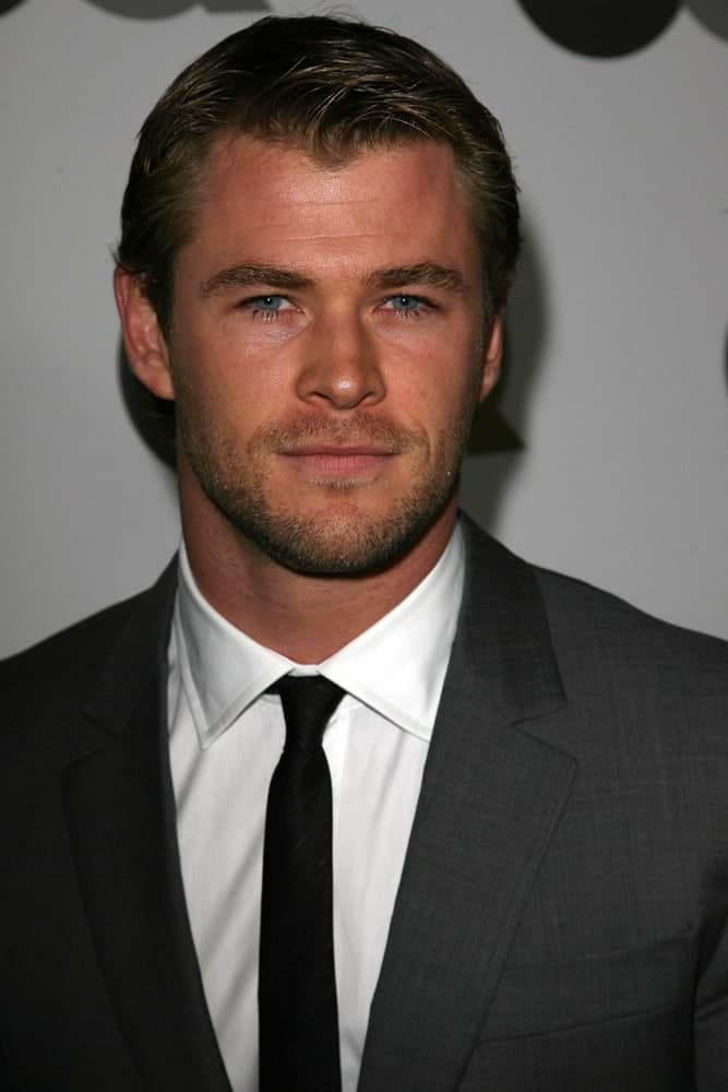 Chris Hemsworth was at the GQ 2010 "Men Of The Year" Party, Chateau Marmont, West Hollywood last November 17, 2010. He was a stand-out with his classic suit and slick short hair.