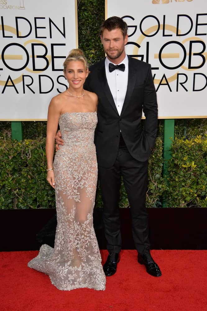 Last January 8, 2017, Chris Hemsworth & Elsa Pataky were at the 74th Golden Globe Awards at The Beverly Hilton Hotel in Los Angeles. Chris was dashing in his tuxedo complemented by his short spiky hair and beard.