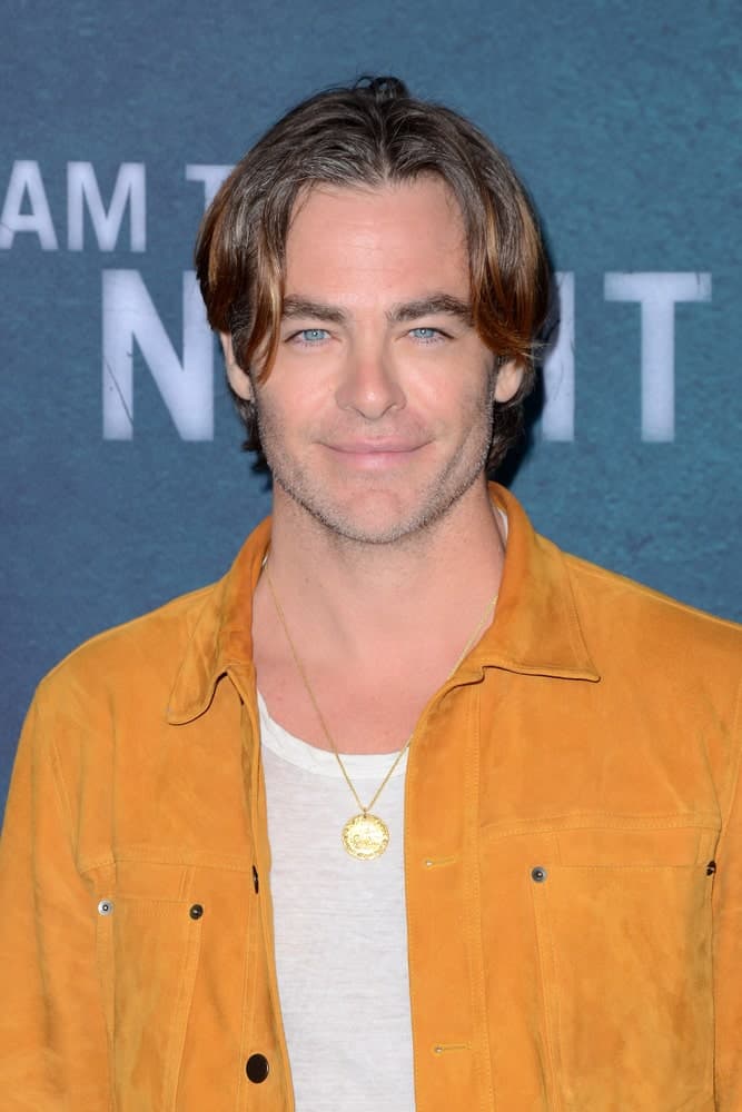 Chris Pine was at the "I Am The Night" FYC Event at the Television Academy last May 9, 2019 in North Hollywood, CA. He went with a casual tan jacket and shirt with his long undercut hairstyle with highlights.