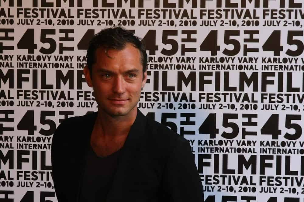 Actor Jude Law introduced The Talented Mr. Ripley at the International Film Festival Karlovy Vary last July 5, 2010 in Karlovy Vary, Czech Republic. He wore a smart casual outfit complemented by his short tousled dark hair.