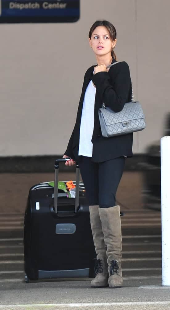 Rachel Bilson is such a beaut even with a simple ponytail as seen at LAX airport, May 21 2010.