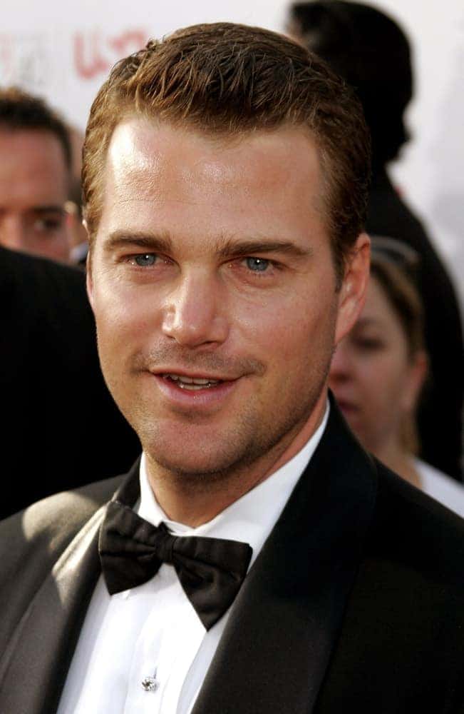 Chris O'Donnell attended the 35th Annual AFI Life Achievement Award held at the Kodak Theatre in Hollywood, California on June 7, 2007. He wore a classic black tux with his slicked-back short dark hairstyle.
