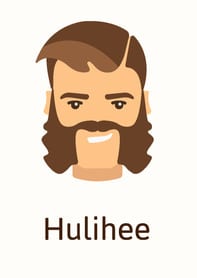 Hulihee beard style example (illustration)