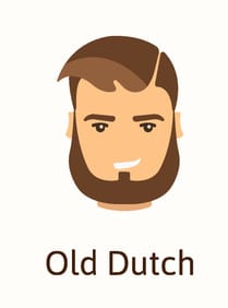 Old dutch beard example (illustration)