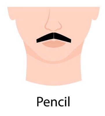 french cartoon character with pencil mustache