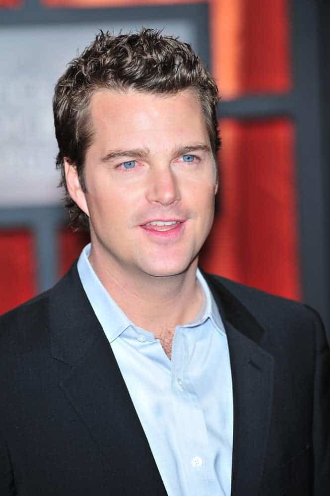Chris O'Donnell was at the 13th Annual Critics' Choice Awards at the Santa Monica Civic Auditorium on January 7, 2008, in Los Angeles, CA. He styled his short highlighted hair into wavy spikes to pair with his dark suit.