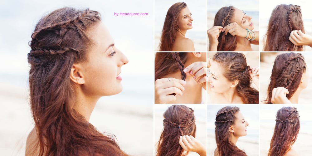Greek style braids tutorial by Headcurve