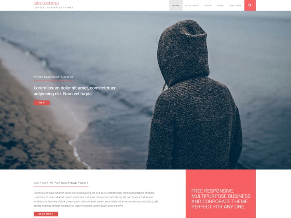 Ultrabootstrap wp theme