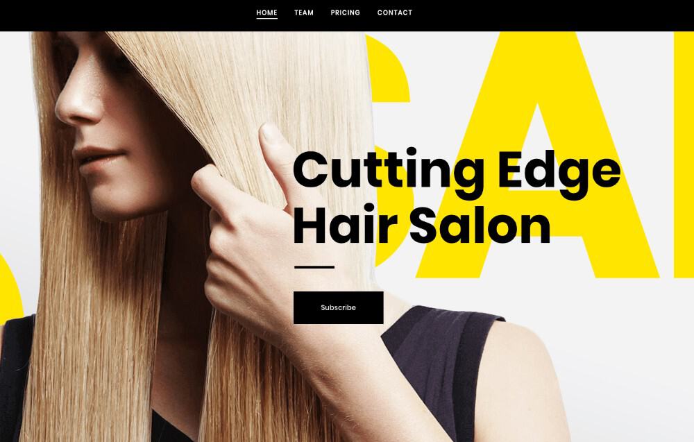 Bridge Hair Salon WP theme