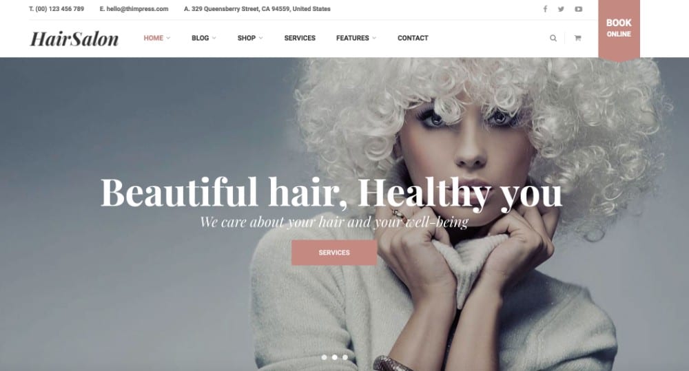 HairSalon WP theme