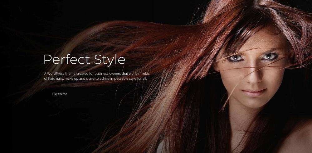 hairdresser wp theme for hair salons