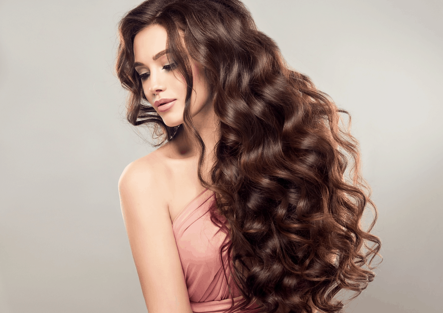 woman with thick hair