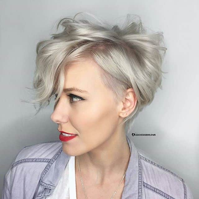 You can achieve one of the most youthful looks with a pixie cut. Make sure your pixie cut is slightly longer and then style it in a mass of curls around your head.