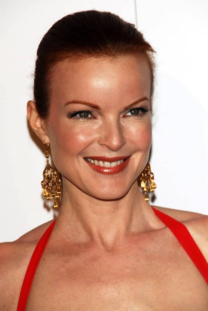 If you want to go even shorter, you can always rock a buzzcut like Marcia Cross does here. It’s edgy, chic, and probably requires significantly less effort to maintain!