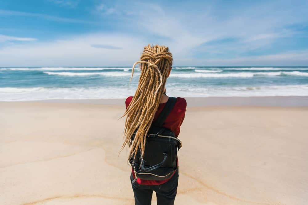 Dreadlocks always look cool and edgy, no matter what color they are in. Although, cultural appropriation is a huge issue on this one, nothing is stopping black women from getting a sandy hair color and styling their hair in dreadlocks, just like Rihanna and Beyonce.