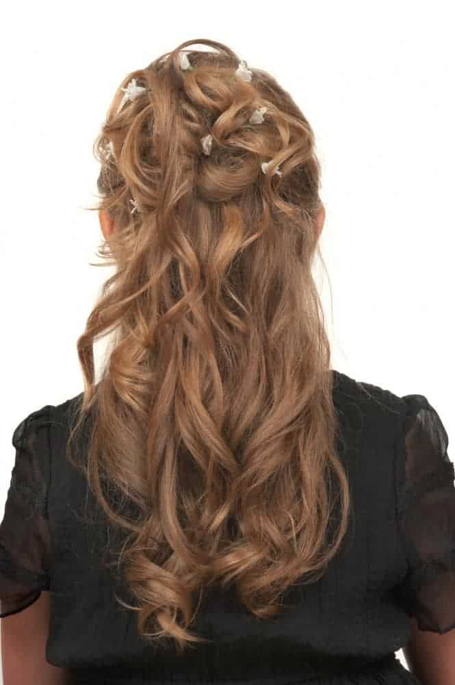 No matter your age, a hairstyle as classy as this one will make you look stunning at every party or wedding.