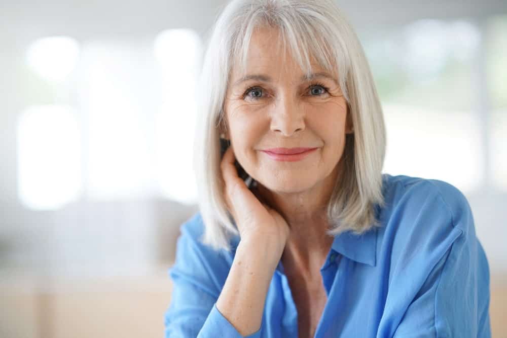 This is a great style not just for mature women, but for women of all ages, to get that adorable youthful look. Just ask your stylist to cut your hair into a straight, shoulder-length bob and add some wispy eye-skimming bangs. This style is also great for women with thinning hair and is easy to maintain.