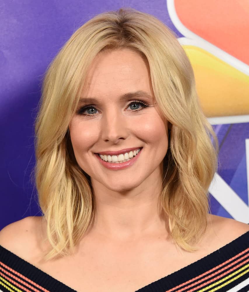 34.Kristen Bell with tapered haircut