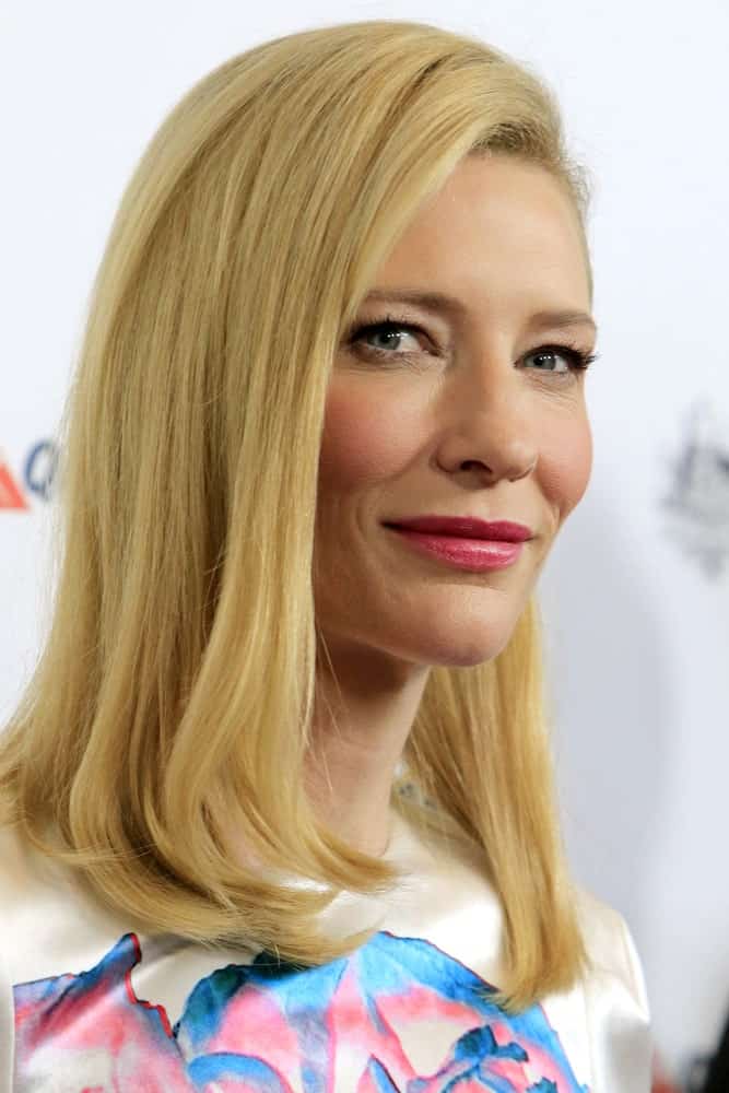 Cate Blanchett op het 2014 G'Day USA Los Angeles Black Tie Gala in het JW Marriott Hotel at L.A. LIVE op 11 januari 2014 in Los Angeles, CA.'Day USA Los Angeles Black Tie Gala at JW Marriott Hotel at L.A. LIVE on January 11, 2014 in Los Angeles, CA.