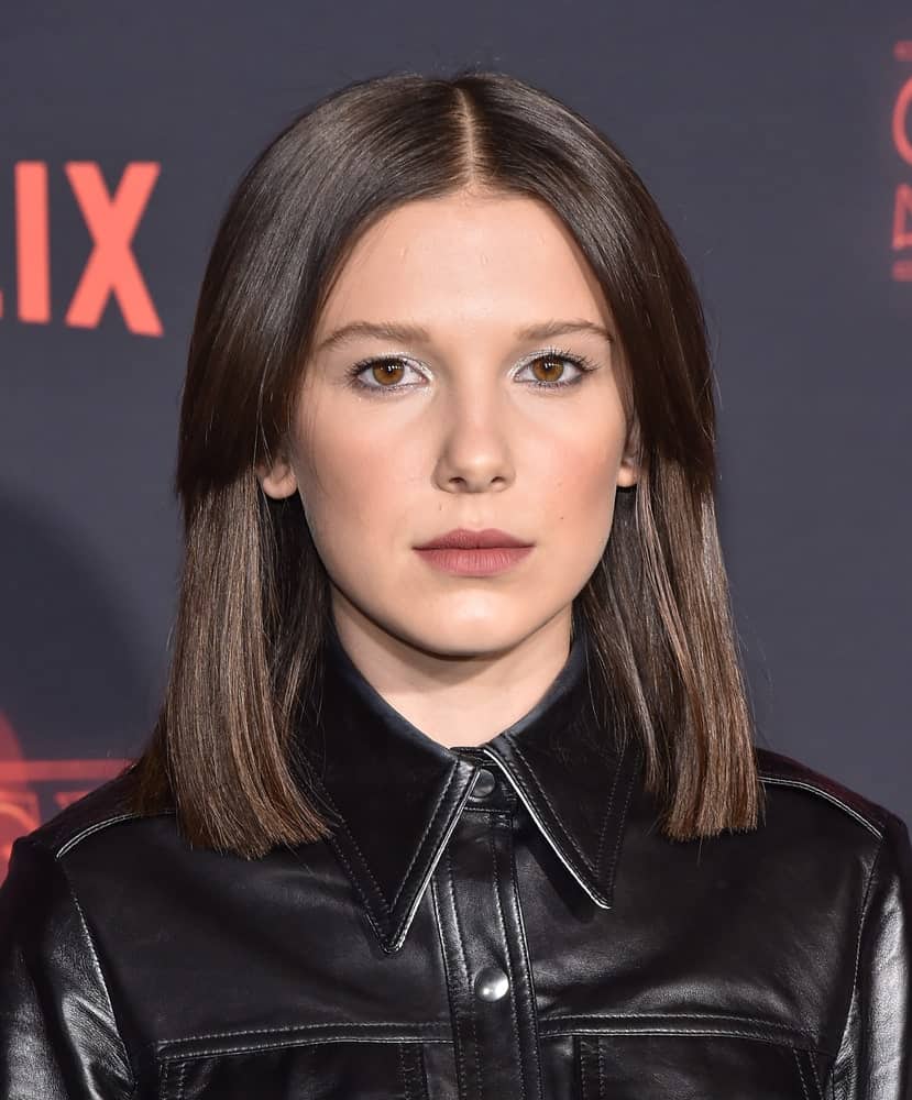 Millie Bobby Brown arrives for the