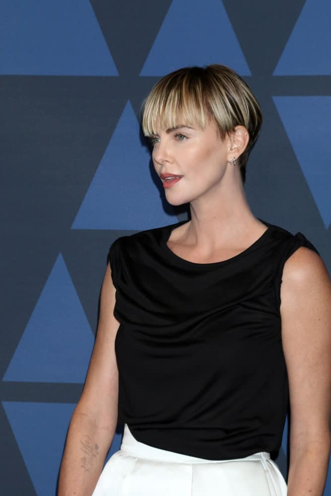 Charlize Theron with Short Hair