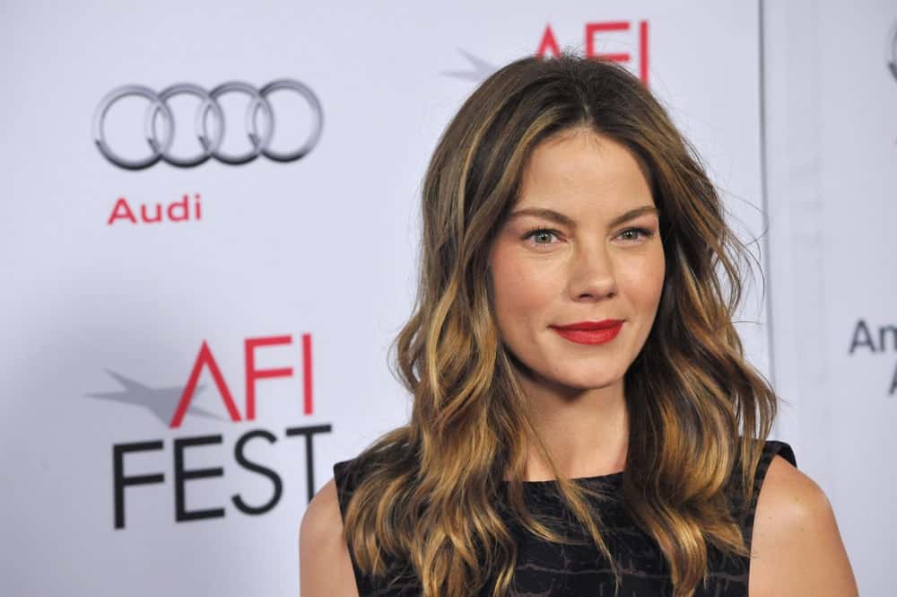 Michelle Monaghan during the American Film Institute's special tribute gala honoring Sophia Loren at the Dolby Theatre on Nov. 12, 2014.