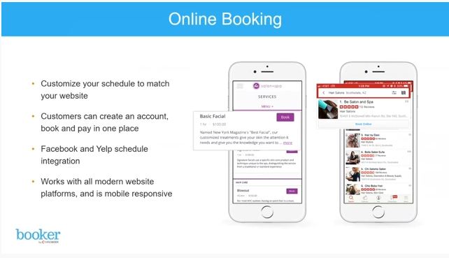 Screenshot of MINDBODY Software Online Booking