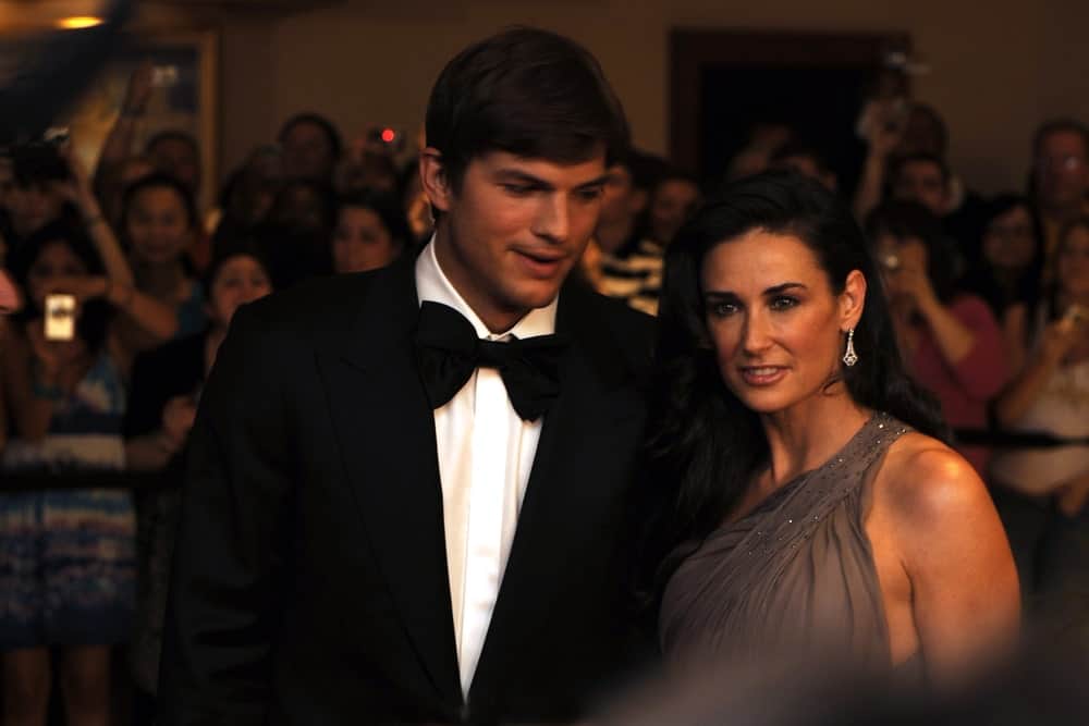 Demi Moore and Ashton Kutcher were at the White House Correspondents' Dinner on May 9, 2009 in Washington, D.C. Kutcher's usually tousled hair was tamed into a classy side-parted finish.