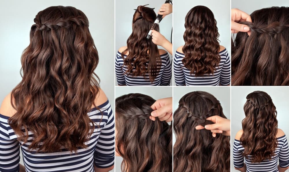 Image of Braids for long wavy hair