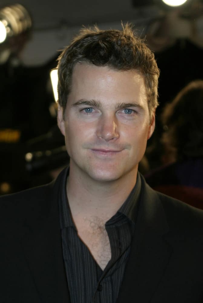 Chris O'Donnell attended the Los Angeles premiere of 'Kinsey' held at the Mann Village Theater in Westwood on November 8, 2004. He wore a dark suit with his curly Caesar cut hairstyle.