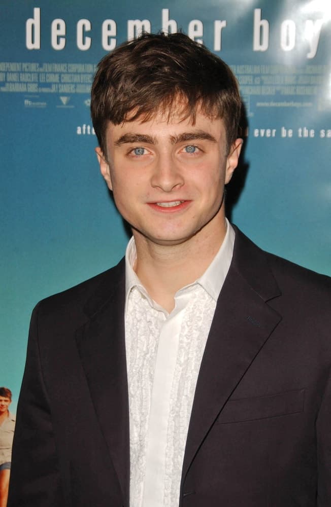 Daniel Radcliffe at the Los Angeles Premiere of December Boys in 2007.
