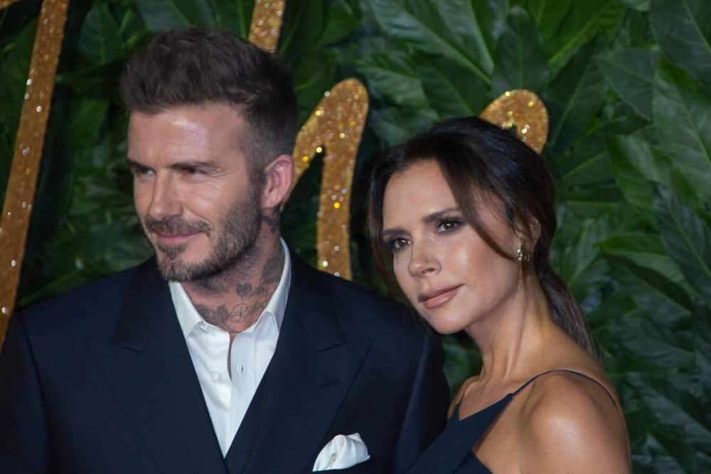 David and Victoria Beckham were spotted at The Fashion Awards 2018 on December 10th in London, England. David sported his iconic fade haircut that goes perfectly with his tight beard.
