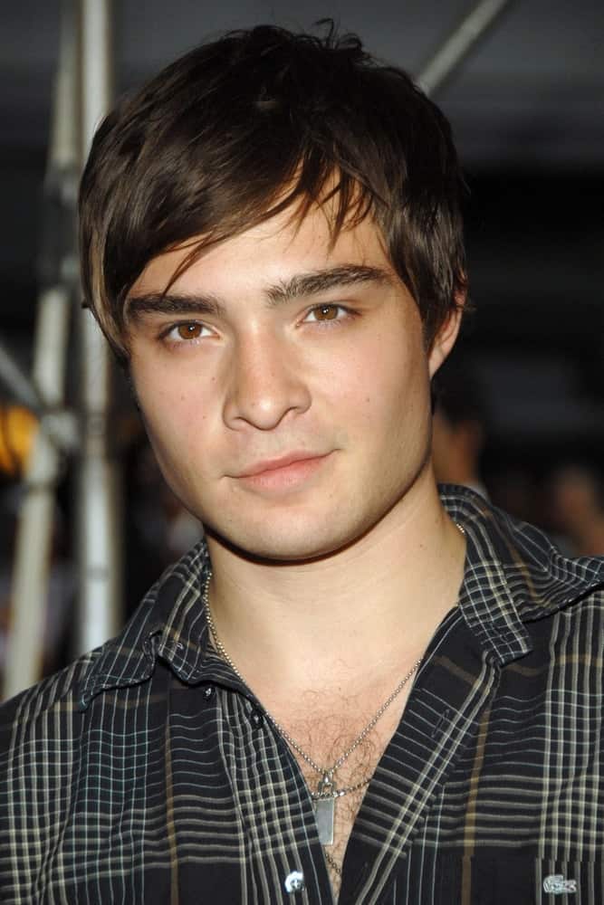 Ed Westwick at the Premiere of Sisterhood of the Traveling Pants 2 held at The Ziegfeld Theatre, New York, NY on July 28, 2008.