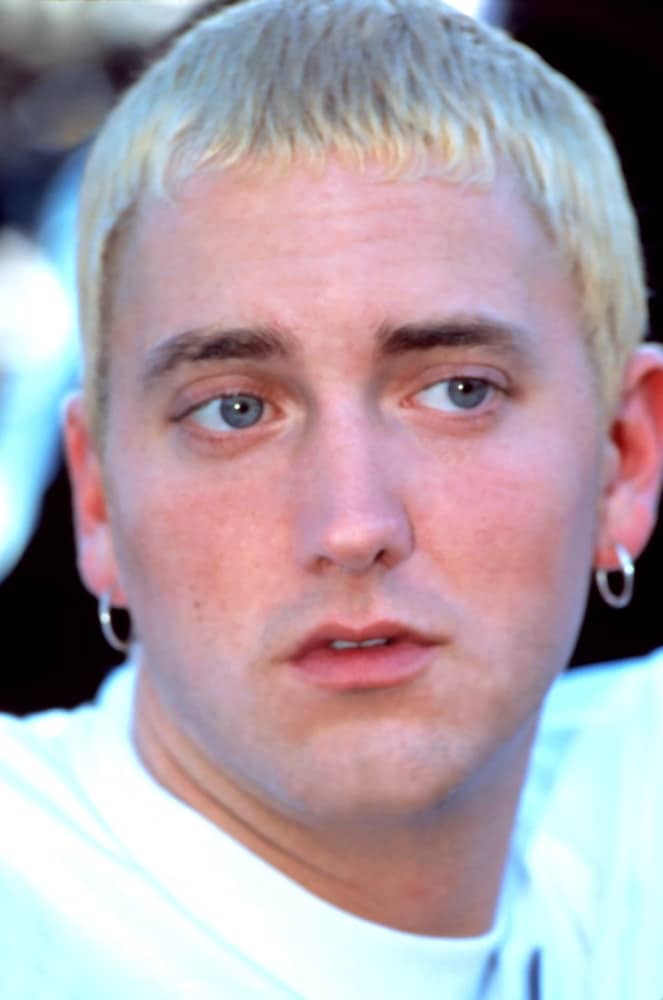 Eminem at Source Awards, LA, in 1999.