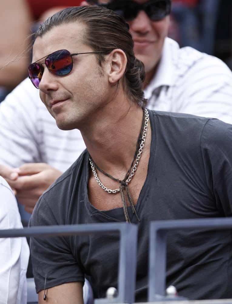 Gavin Rossdale spotted watching Roger Federer vs. Paul-Henry Mathieu at US Open on December 4, 2010 held in New York.