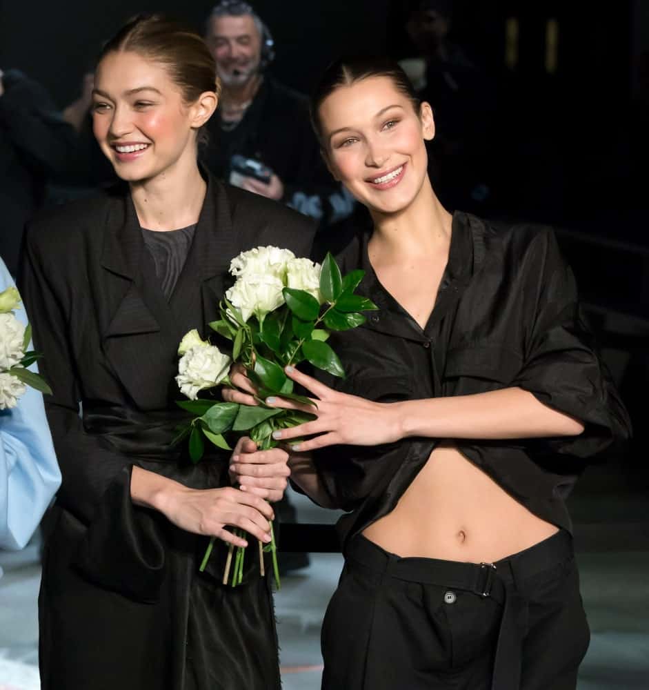 Gigi and Bella Hadid walked the runway during rehearsal for the Prabal Gurung Fall Winter 2018 fashion show during New York Fashion Week. Gigi looked pretty with her simple slick bun hairstyle and bright smile.