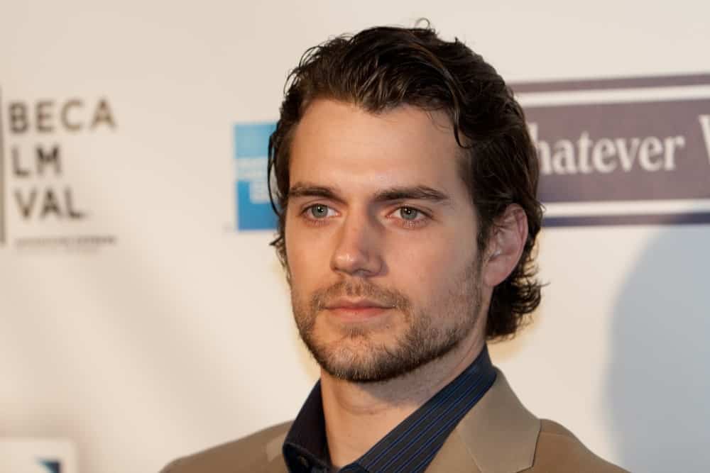 Actor Henry Cavill tousled his wavy black hair for the 8th Annual Tribeca Film Festival 'Whatever Works' premiere at the Ziegfeld on April 22, 2009.